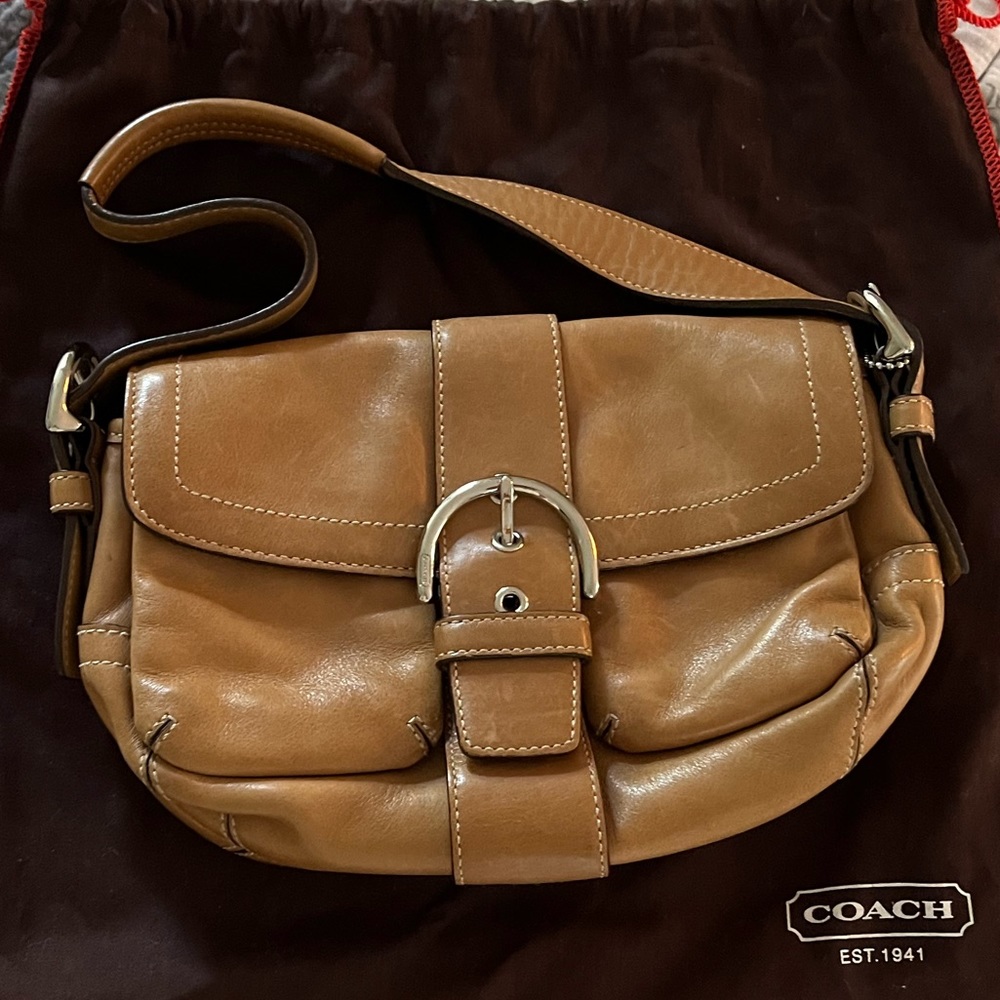 Coach | Hobo Leather Flap Bag  Y2k